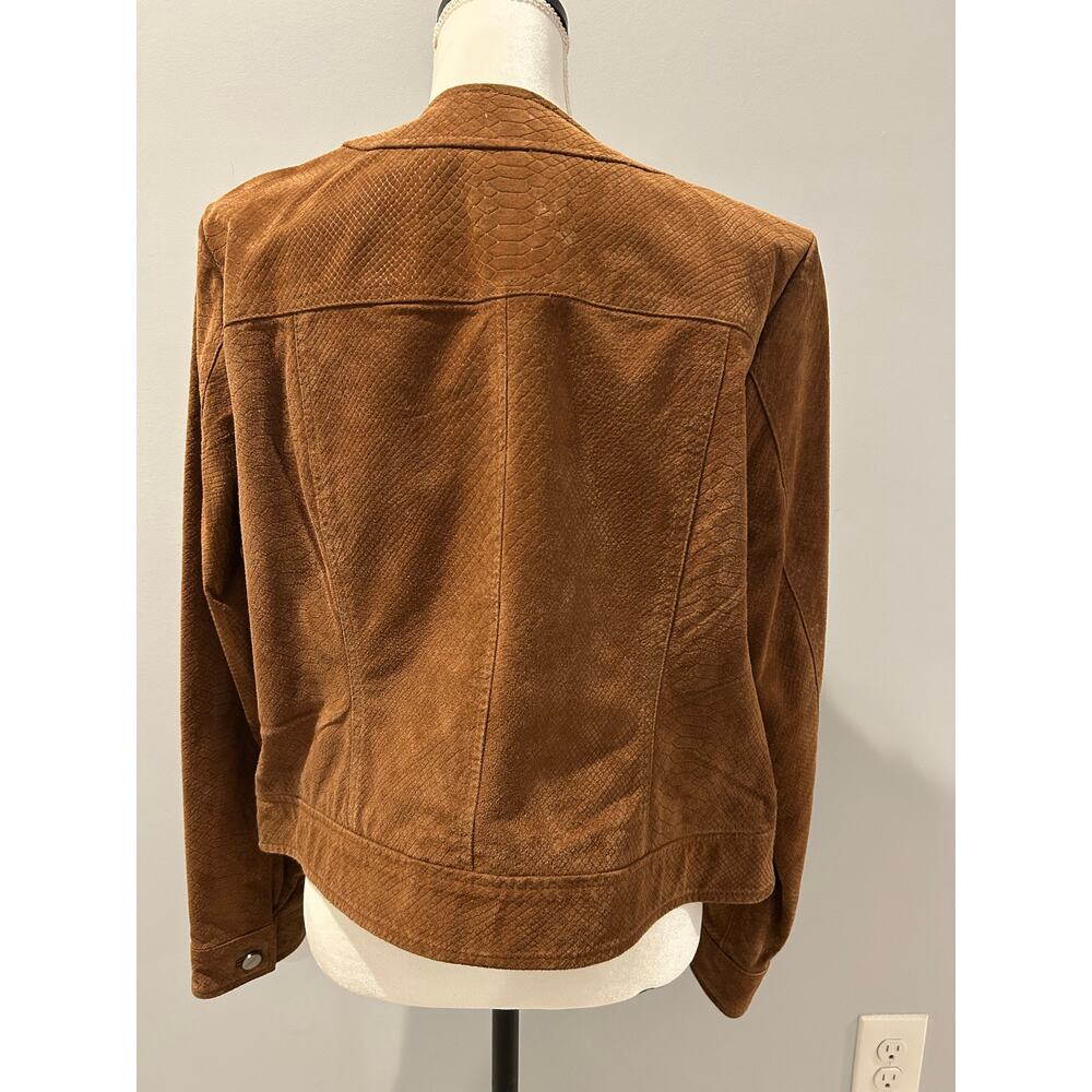 Lot of TWO Bernardo Leather Jackets. 1 brown, 1 black. XL - Picture 5 of 13